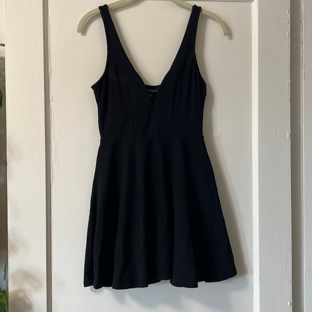 Black skater dress